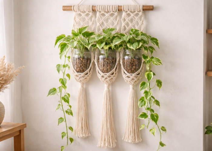 Dekorasi Dinding Dengan Tanaman Hias Sirih Gading Variegata, Simpel, Estetik, dan Bikin Ruangan Lebih Anggun