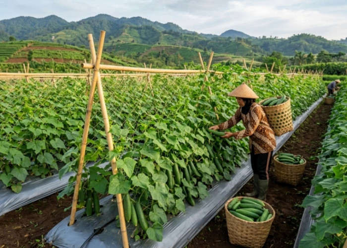 Panduan Praktis Budidaya Mentimun Organik, Cara Sederhana untuk Panen Melimpah dan Berkualitas