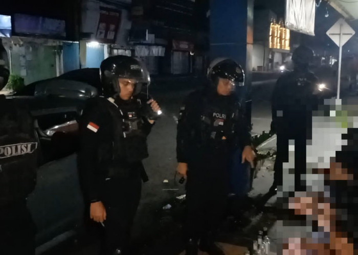 Polisi Bubarkan Pesta Miras di Jalan HZ Mustofa Kota Tasikmalaya, Patroli Ops Pekat Lodaya Ditingkatkan 