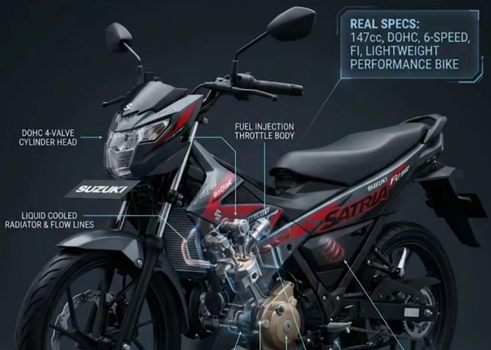 Suzuki Satria Pro 2026 Rp35 Juta, Motor Bebek Paling Canggih Saat Ini?