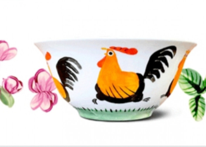 Mangkuk Bergambar Ayam Jago Jadi Google Doodle Hari Ini, Begini Asal-usul Rooster Bowl dan Makna Dibaliknya