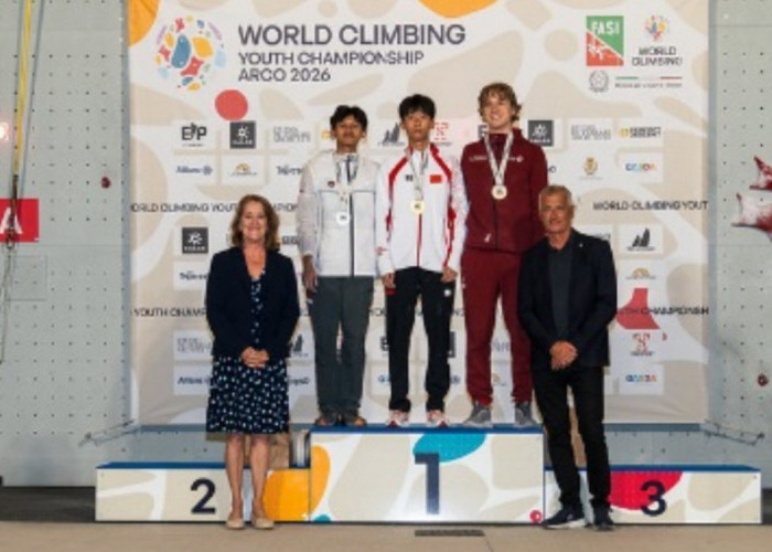 Haddan Malik Raih Perak di Kejuaraan Dunia Panjat Tebing Junior 2026, Indonesia Tambah Prestasi Internasional