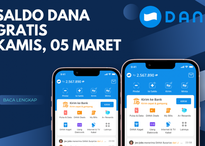 Nomor WA Bisa Klaim Saldo DANA Gratis Rp533.000 Hari Ini, Begini Cara Dapat Link DANA Kaget Resmi