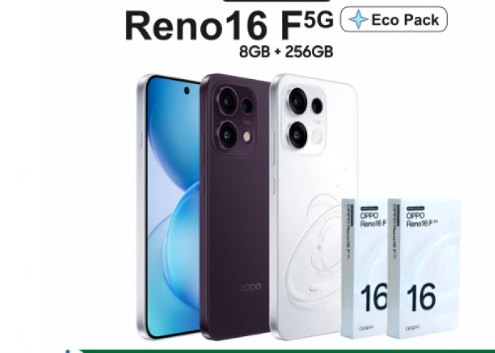 Harga OPPO Reno16 F 5G Eco Pack dan Spesifikasi Reno16 F, Cek Harganya