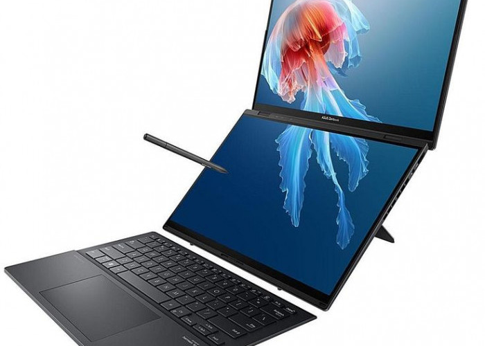 Asus Zenbook Duo, Laptop Dua Layar OLED Resolusi 3K dengan Performa Intel Core Ultra!