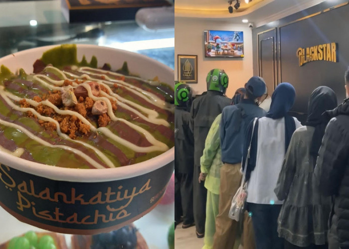 Blackstar Tasikmalaya Diserbu Pembeli, Dessert Salankatiya Pistachio Diburu Warga