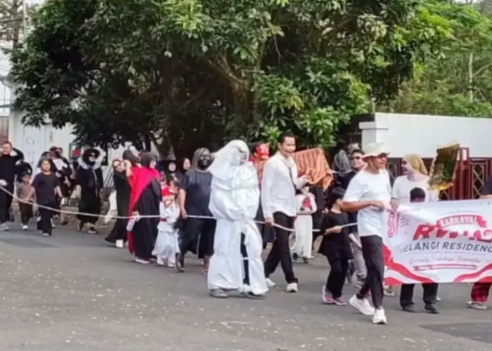Karnaval HUT RI di Pelangi Residence Tasikmalaya Tampilkan Tema Horor hingga Animasi