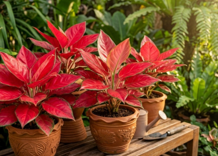 Kenapa Daun Aglonema Suksom Jaipong Tiba-Tiba Menghijau? Ini Penyebab dan Cara Merawatnya Agar Tetap Merah