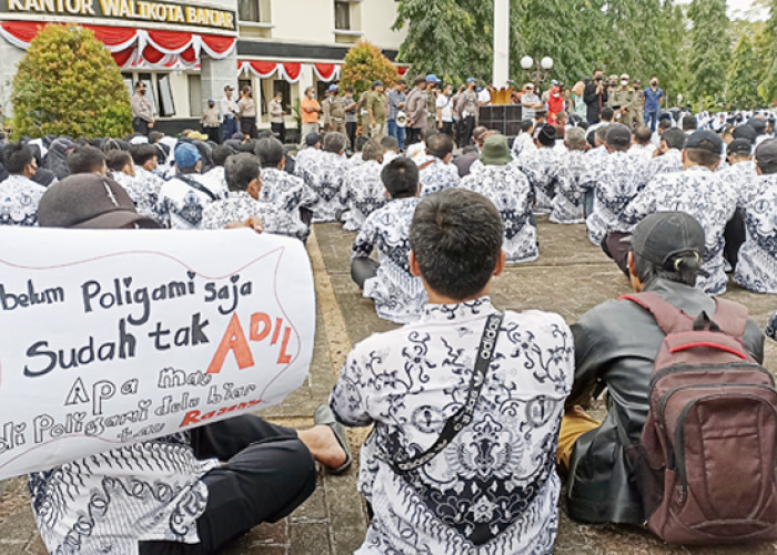 Ratusan Guru Turun ke Jalan, Wali Kota Banjar Janji Kembali Anggarkan TPP Tunda Tahun 2023