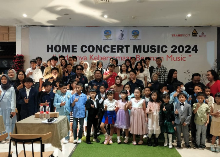 60 Siswa Simphony Music School Kota Tasikmalaya Unjuk Kemampuan di Home Concert Music 2024