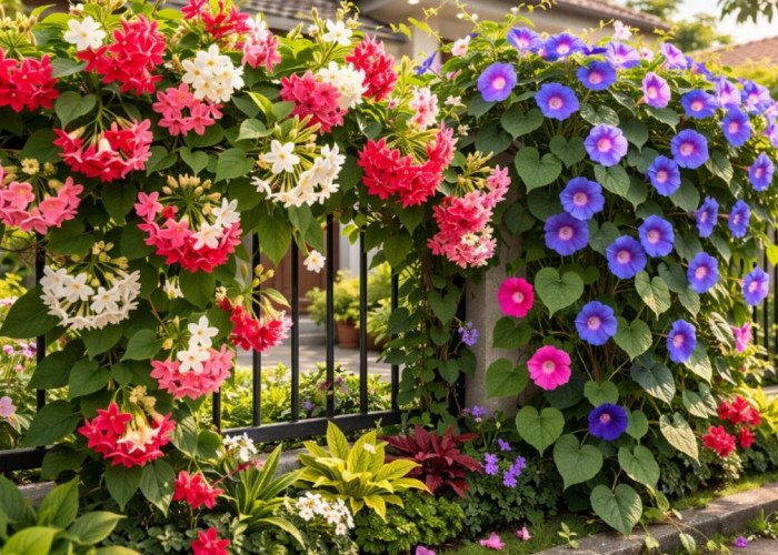 Melati Belanda vs Morning Glory, Mana Lebih Cantik untuk Tamaman Hias Pagar Rumah?