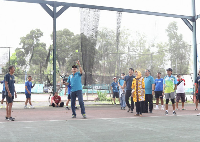 Jadikan Turnamen Kejuaraan Tenis Lapangan di Dadaha Ajang Silaturahmi