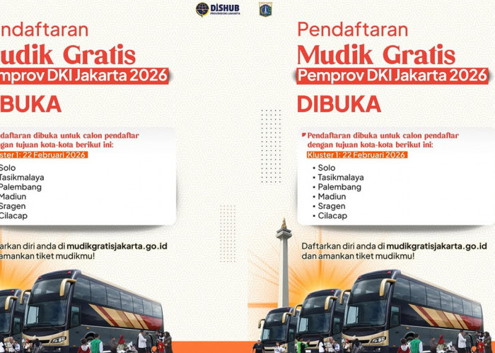 Remi Dibuka Mudik Gratis DKI Jakarta 2026 untuk 6 Kota Tujuan, Simak Link, Cara Daftar dan Lokasi Verifikasi