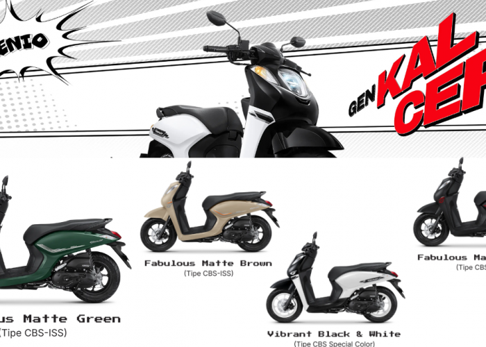 Genk Kalcer! New Honda Genio Warna Retro Modern Bikin Anak Muda Auto Kepincut, Harga Terbarunya Segini