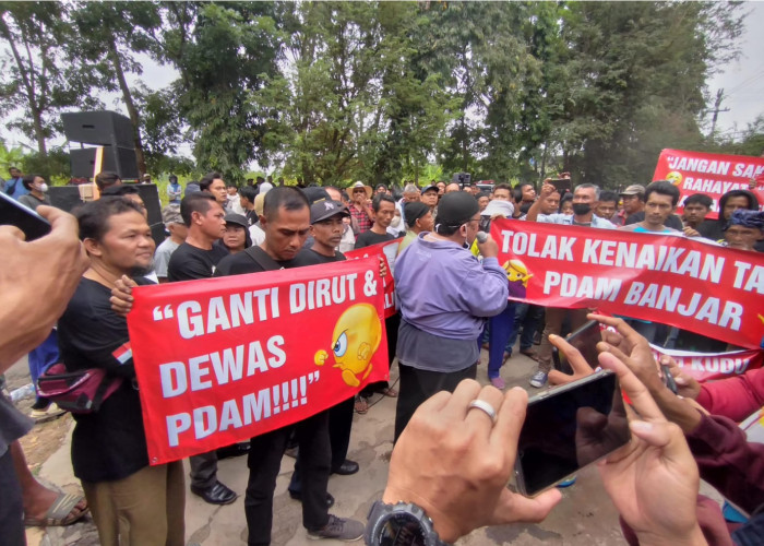 Ratusan Massa TOLAK Kenaikan Tarif Air PDAM, Ini Kata Ketua Aksioma Kota Banjar!