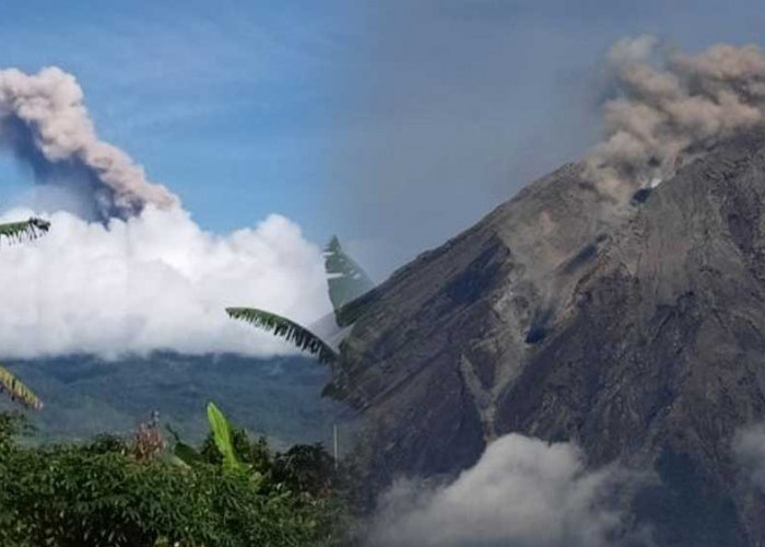 Waduh, Hari Ini Gunung Kerinci Erupsi, Sebelumnya Gunung Semeru Muntahkan Awan Panas