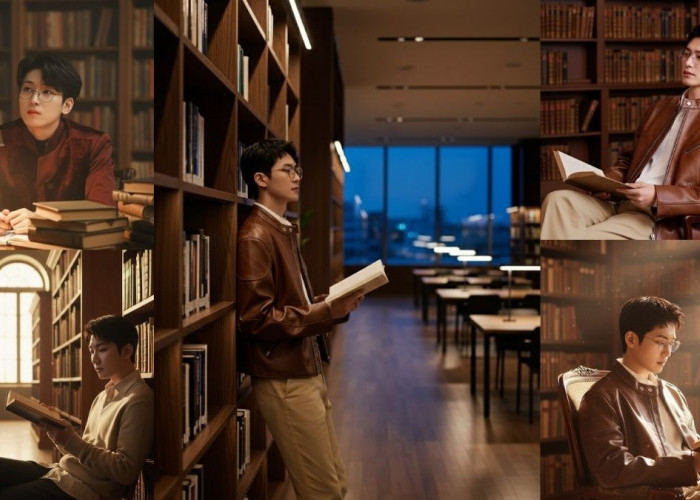 Ciptakan Aura Nonchalant di Perpustakaan dengan Prompt AI