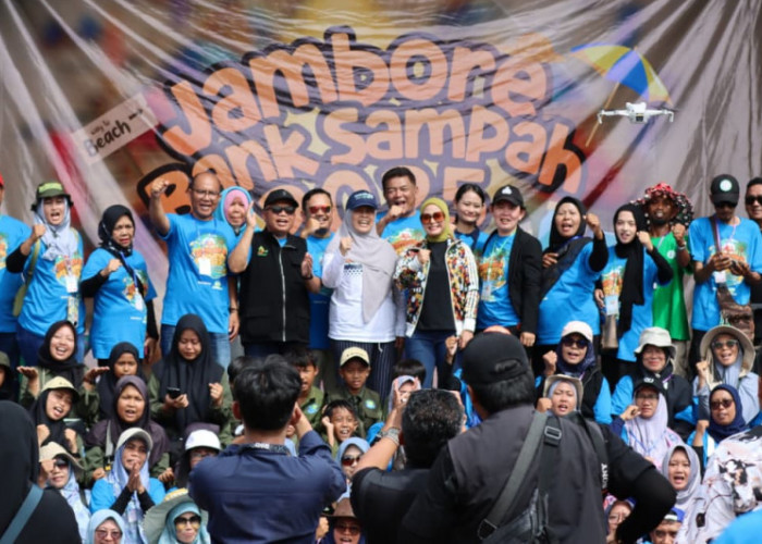 Jambore Bank Sampah 2025 di Pangandaran, Ratusan Pegiat Lingkungan Padati Pantai Barat