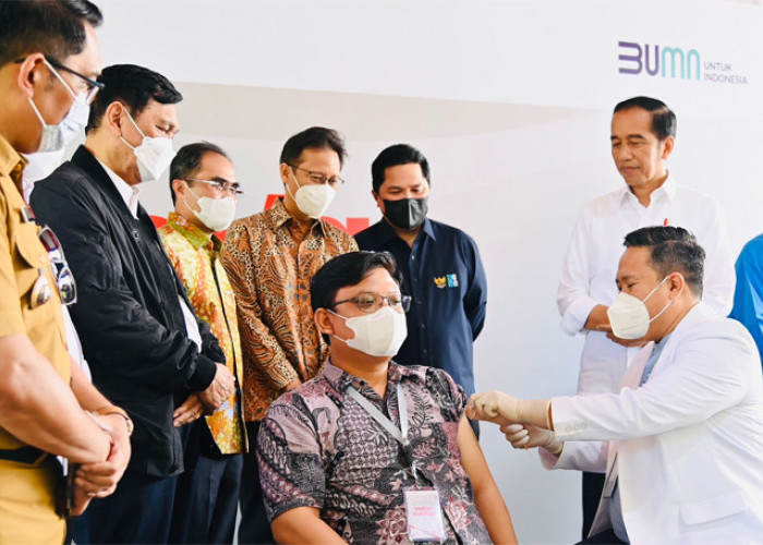 Presiden Minta Menteri Kesehatan dan Menteri BUMN Dorong Bio Farma Terus Berinovasi