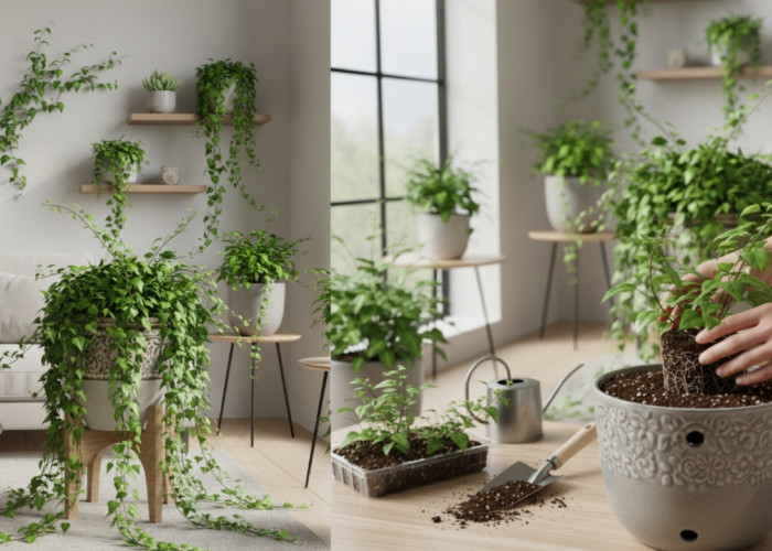 English Ivy Hedera Helix: Tanaman Rambat Elegan Penjernih Udara untuk Hunian Modern