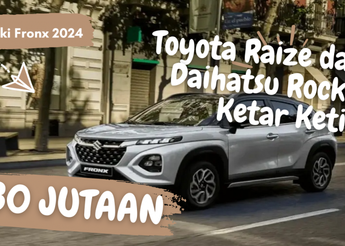 Suzuki Fronx 2024 Dibanderol Rp 130 Jutaan Mengalahkan Toyota Raize dan Daihatsu Rocky