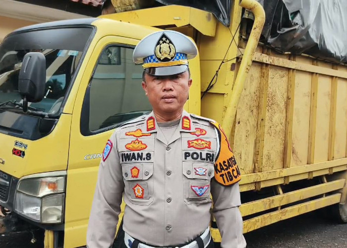 Kronologi Truk Pengangkut Sembako Terbalik di Tanjakan Bohong Salawu Kabupaten Tasikmalaya