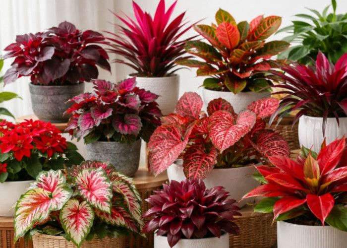 11 Tanaman Hias Daun Merah Paling Diburu Kolektor, Pilihan Cantik Bikin Rumah Makin Elegan