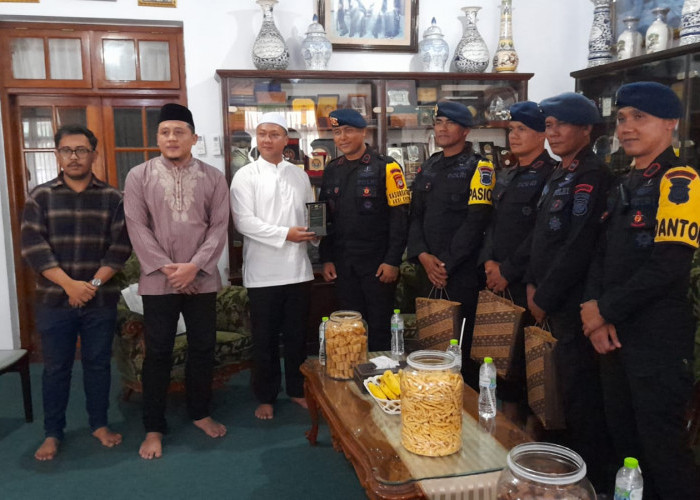 Danyon D Pelopor Satbrimob Jabar Jalin Sinergi dengan Ponpes Suryalaya dan Cipasung