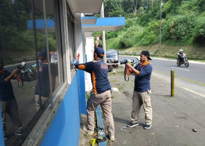 RAMAI Diduga Pos Polisi Gentong Tasik Dibom Molotov, Dinding dan Karpet Rusak, Siapa Pelakunya?