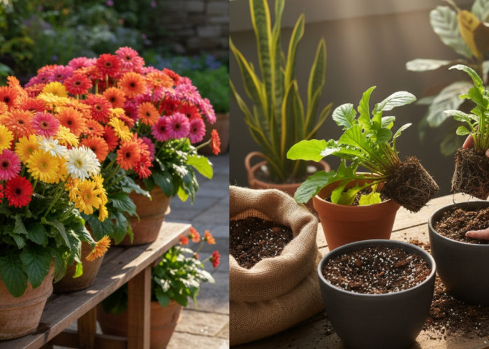 Rahasia Membuat Tanaman Hias Gerbera Menjadi Rimbun, Bunganya Tak Berhenti Mekar