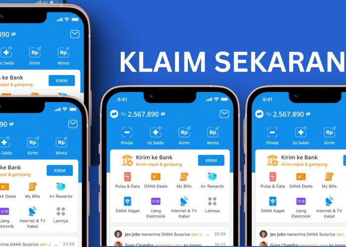 DANA Kaget Hari Ini, Saldo Gratis Menanti, Klik Sekarang Rp.700 Ribu Masuk Ke Akun DANA!