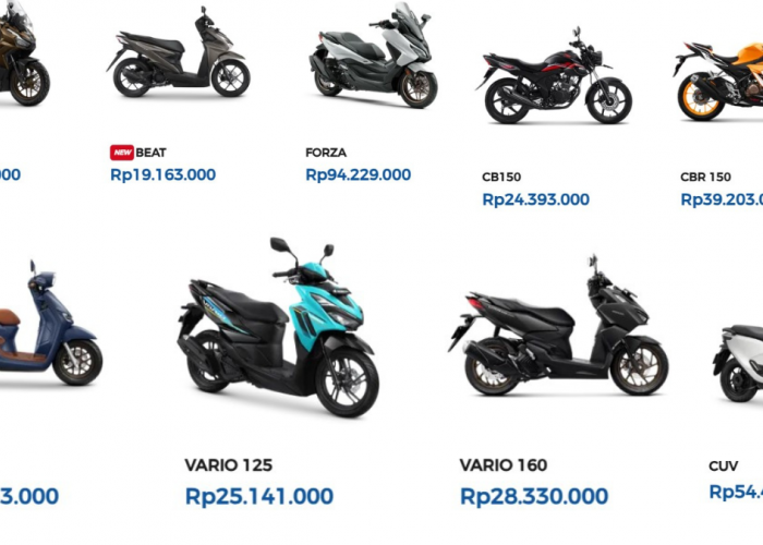 Daftar Harga Motor Baru Honda Januari 2026 Lengkap, dari BeAT sampai Gold Wing Fantastis