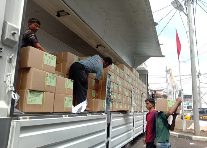 1.460.566 lembar Surat Suara untuk Pemilihan DPRD Kabupaten Tasikmalaya Sudah Datang ke KPU, yang Belum?