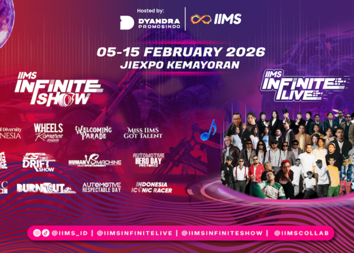 Tiket IIMS 2026 Sudah Dijual Online, Sekali Beli Bisa Nonton Konser 11 Hari Nonstop di JIExpo Kemayoran