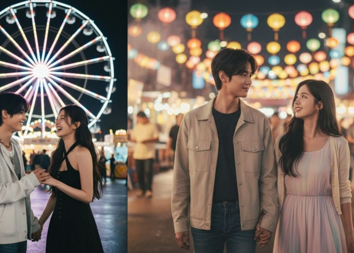 Edit Foto Romantis di Pasar Malam Terlihat Estetik dengan Prompt Gemini AI Bahasa Indonesia