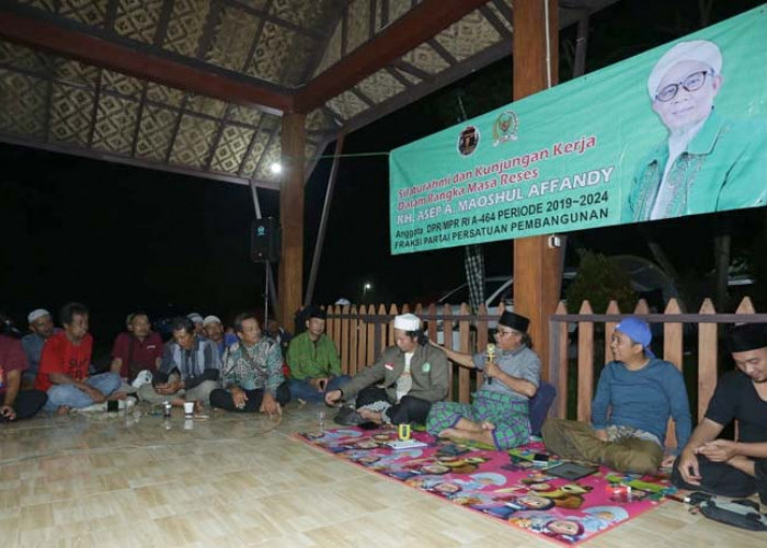 Anggota Komisi IV DPR RI KH Asep Perhatikan Penyuluh Pertanian Swadaya Pangandaran