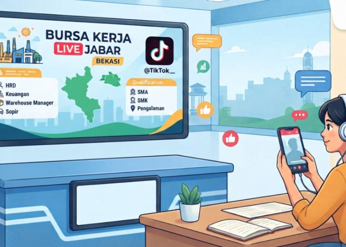Bursa Kerja Jabar Kini Live di TikTok, Lowongan Bisa Dilamar dari Rumah