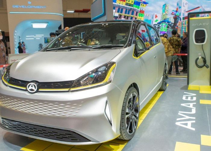 Wow, Daihatsu Tampilkan Mobil Listrik Ayla EV di GIIAS 2022