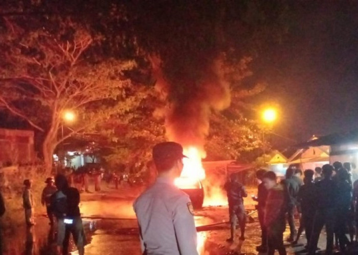 Penyebab Mobil Pikap Pengangkut BBM yang Terbakar di Cikurubuk Tasik Diduga Akibat Korsleting Listrik