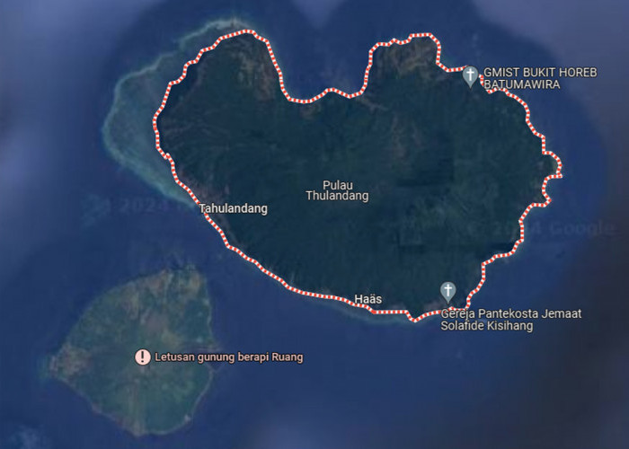 Pulau Tagulandang Akan Tenggelam Akibat Erupsi Gunung Ruang, Cek Fakta!