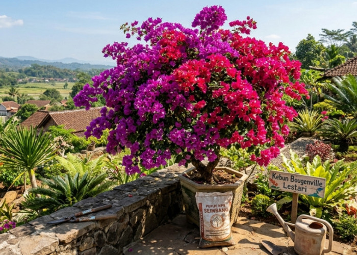 14 Cara Membuat Tanaman Bougenville Cepat Berbunga Lebat dengan Teknik Sederhana dan Efektif