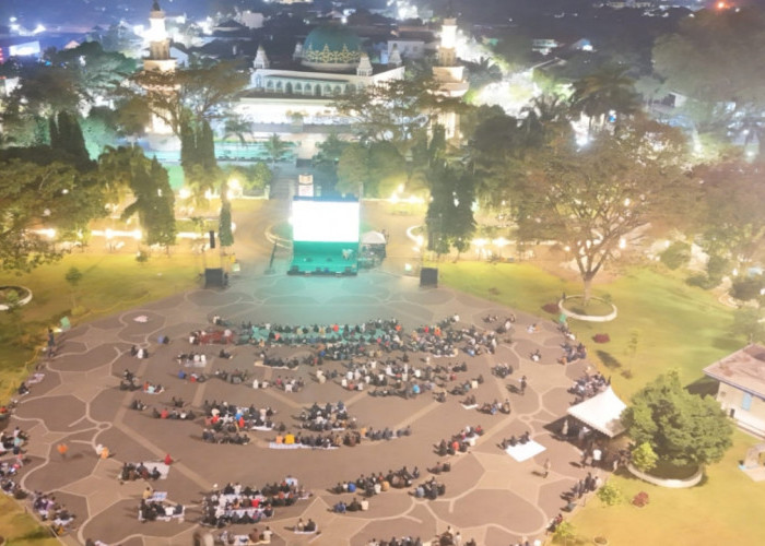 Nobar Semifinal Piala Dunia 2026 di Ciamis Diserbu Warga, UMKM Lokal Ikut Kecipratan Berkah