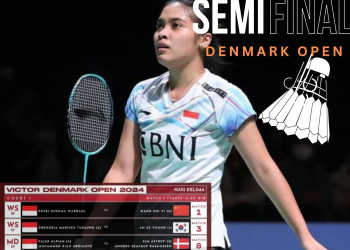 Tiga Wakil Indonesia Berhasil Merebut Tiket Semifinal Denmark Open 2024