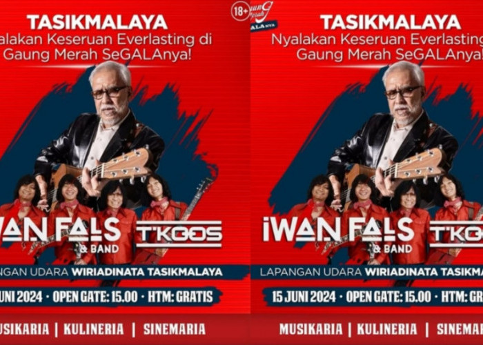 Sabtu ini Iwan Fals Konser Gratis di Lanud Wiriadinata Kota Tasikmalaya