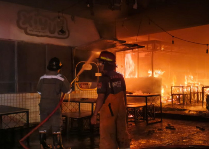 Burger Bangor Tasikmalaya Kebakaran, Diduga Akibat Kebocoran Gas