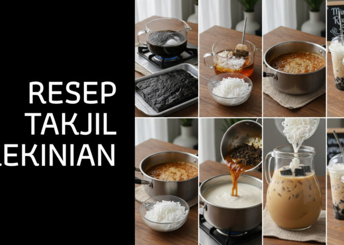 Minuman Segar Untuk Buka Puasa Ramadhan, Perpaduan Teh Susu Cincau, Cocok Buat Ide Jualan Takjil!