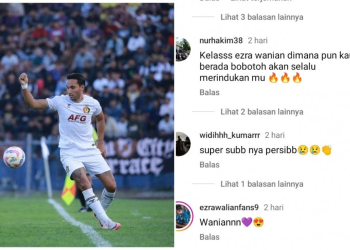 Perasaan Ezra Walian Setelah Debut Bersama Persik Kediri, Bobotoh Bereaksi: Foto Profil Masih Persib Bandung