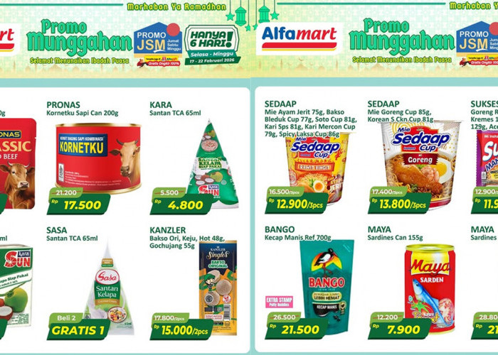 Spesial Munggahan, Promo Alfamart Selasa 17 Februari 2026, Sarden Cuma Rp7 Ribuan