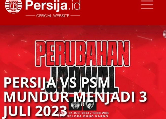 Laga Persija Jakarta vs PSM Makassar Resmi Diundur, Begini Cara Refund Tiket Pertandingan untuk The Jakmania