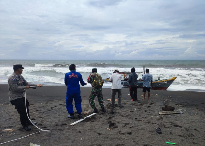 Enam Hari Terombang-ambing di Lautan, Nelayan Kampung Jati Banten Diselamatkan Polairud Polres Tasikmalaya